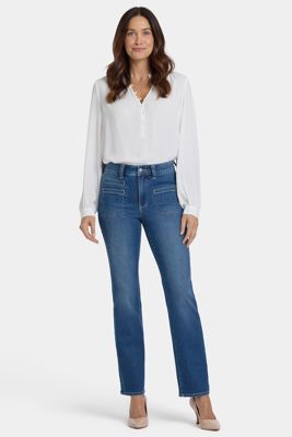 Marilyn Straight Jeans - Romantic Indigo