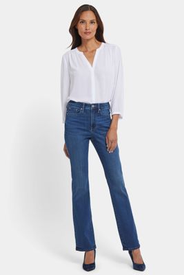 Billie Mini Bootcut Jeans In Petite - Vintage Lapis