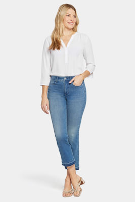 Marilyn Straight Ankle Jeans In Petite - Stunning
