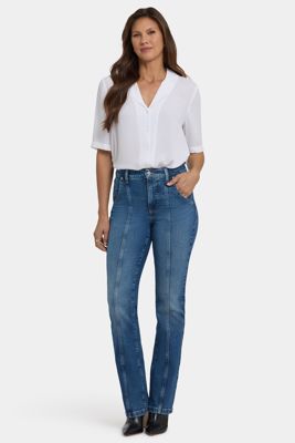 Billie Mini Bootcut Jeans In Petite - Romantic Indigo