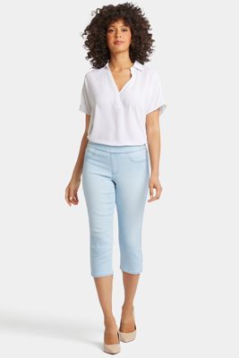 Dakota Crop Pull-On Jeans - Oceanfront