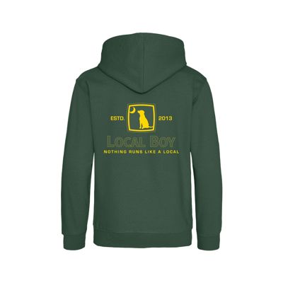 Youth Tractor Hoodie In Green