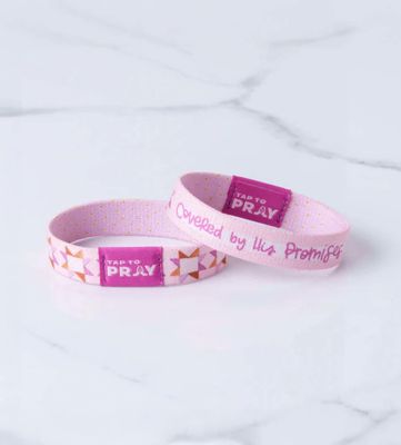 Tap To Pray Wristband In Mosaic Star