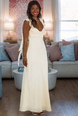 Breathless Maxi Dress - Yellow