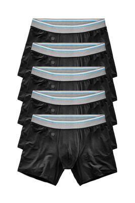 5-Pack Airknitˣ Boxer Briefs True Black