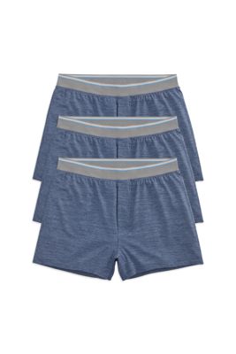 3-Pack Airknitˣ Knit Boxer Indigo Heather