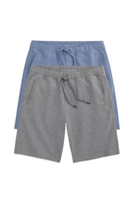 2-Pack Ace Sweatshorts 9" Grey Heather / Desert Spring Heather