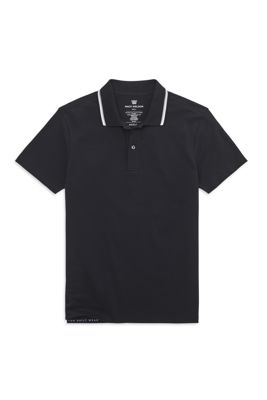 Silver Pique Polo