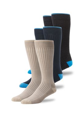 3-Pack Everyday Extended Crew Socks Long Weekend