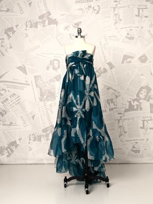 Lipari Silk Gown - DVF Vintage