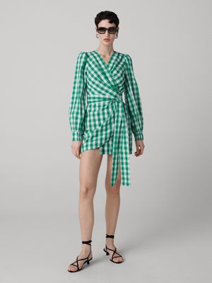 Amira Cotton Wrap Dress