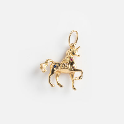 Solid Gold Lucky Charm