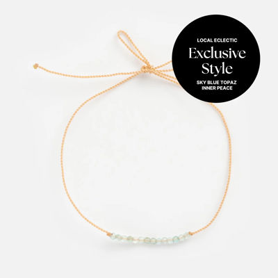 Anokhi Green X Local Eclectic Gemstone Wish Bracelet