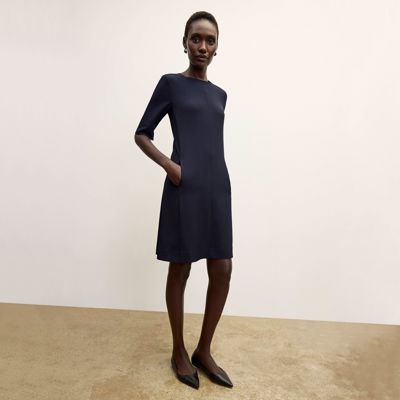 Emily Dress - Recycled Wondertex :: Midnight