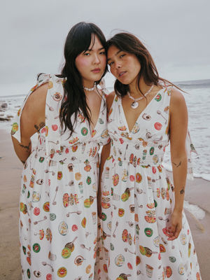 Monroe Dress - Caviar Dreams White