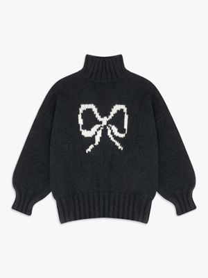 Cece Turtleneck - Ink Bow