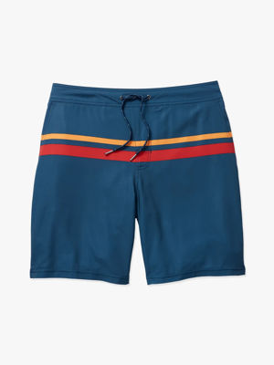 Ozone Board Short - Red Comp Stripe