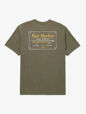 Saltaire Graphic Tee - Olive Surf Supply
