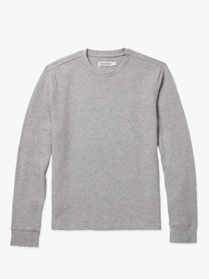 Hudson Waffle Crew - Heather Grey