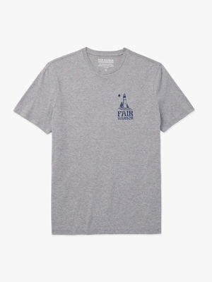 Kismet Tee - Heather Grey Lighthouse