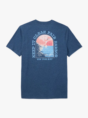 Kismet Tee - Navy Sunset Pines