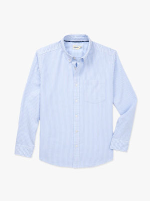 Salty Oxford Shirt - Light Blue Stripe