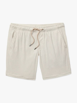 Wilder Stretch Corduroy Short - Stone