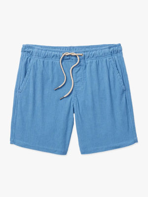 Wilder Stretch Corduroy Short - Denim Blue