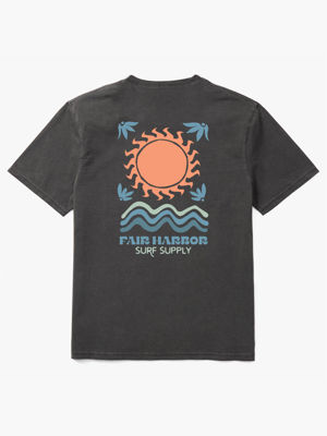 Saltaire Graphic Tee - Black Sunny Surf Supply