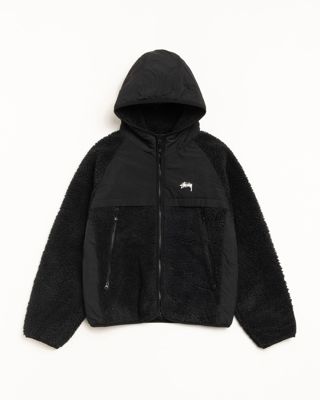 Sherpa Paneled Hooded Jacket