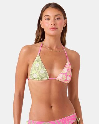 Stay Wild Tiki Triangle Bikini Top