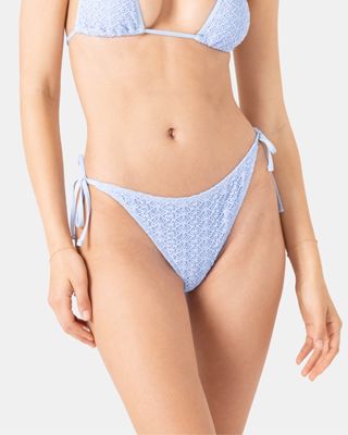 Crochet Tie Side Cheeky Bikini Bottom