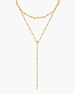 Gold Clusters Necklace Set