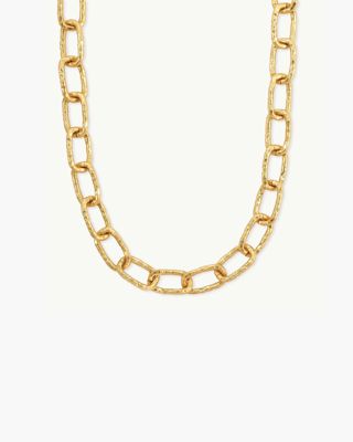 Chunky Textured Chain Necklace