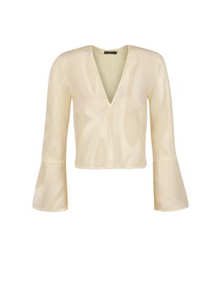 Avila Long Sleeve Blouse - Glitz