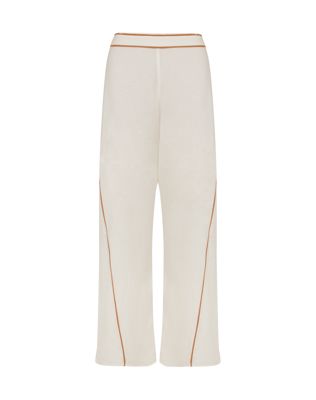 Iva Wide Leg Pants - Off White