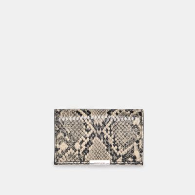 Mini-Me Wallet Black White Snake Stella