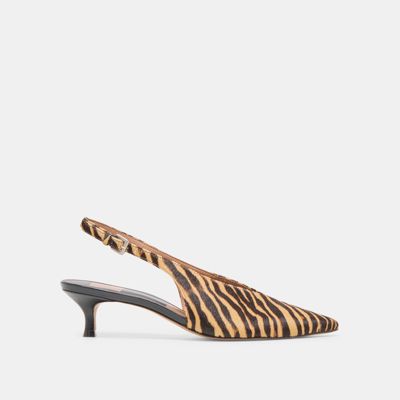 Alenna Heels Tiger Calf Hair