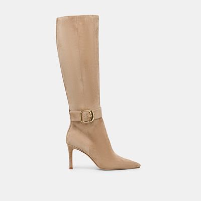 Kinzy Boots Camel Suede