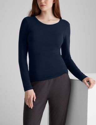 Women's Micro Rib Long Sleeve Tee