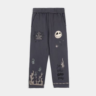 The Nightmare Before Christmas BY Shoe Palace Spider Fleece Mens Sweatpants (grey/Beige)