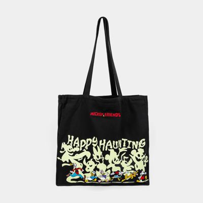 Disney Mickey And Friends BY Shoe Palace Happy Haunting Tote Mens Bag (black/Green)