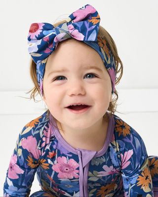 Dusk Blooms Luxe Bow Headband
